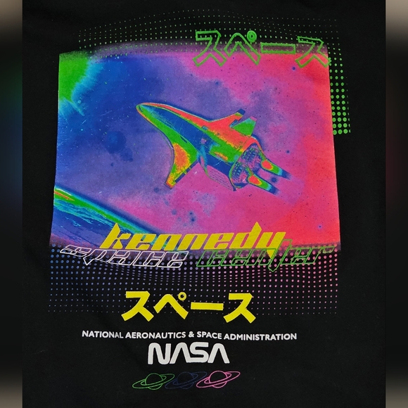 NASA Kennedy Space Center Hoodie Sweatshirt Small Chemistry Japanese Aeronautics - Picture 3 of 9